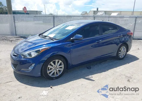 2015 Hyundai Elantra Se z USA, uszkodzony, nr VIN 5NPDH4AEXFH633516